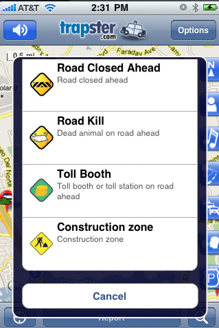 Illustration for article titled How To Avoid Speed Traps, Brushfires, And Friends With Your iPhone
